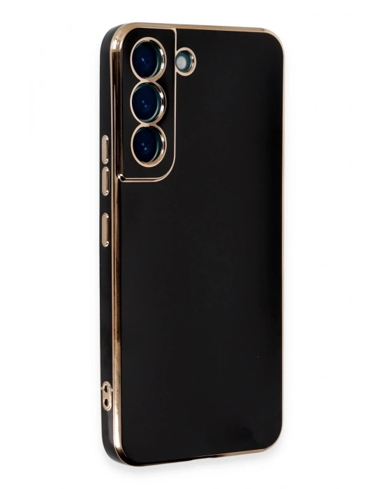 Newface Samsung Galaxy S21 Kılıf Volet Silikon - Siyah