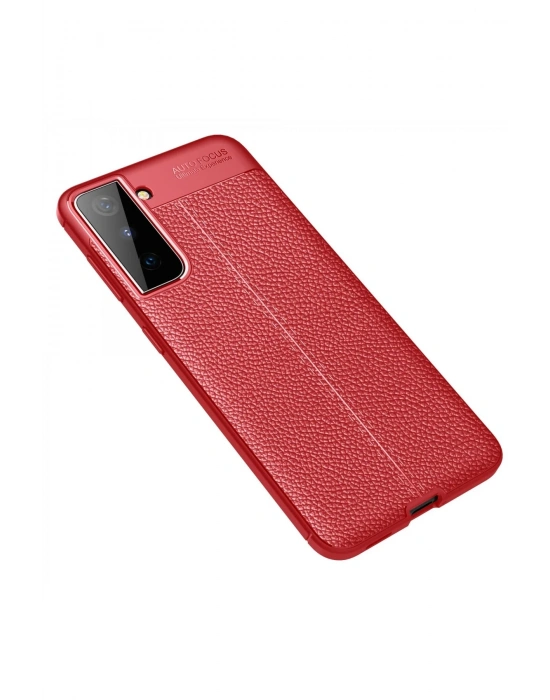 Newface Samsung Galaxy S21 Plus Kılıf Auto Focus Kapak - Kırmızı