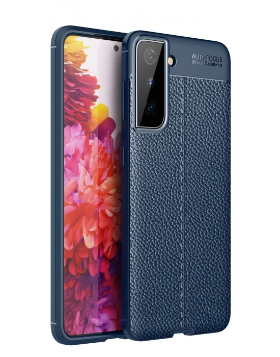 Newface Samsung Galaxy S21 Plus Kılıf Auto Focus Kapak - Lacivert