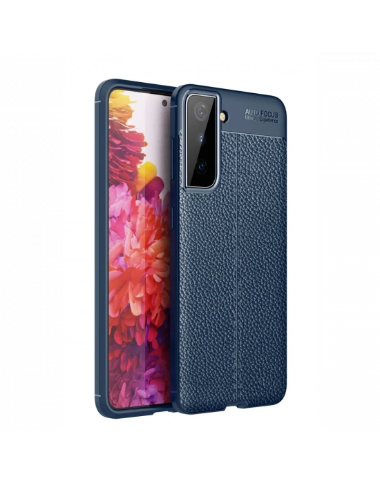 Newface Samsung Galaxy S21 Plus Kılıf Auto Focus Kapak - Lacivert