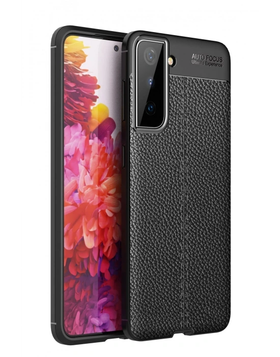 Newface Samsung Galaxy S21 Plus Kılıf Auto Focus Kapak - Siyah