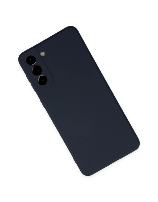 Newface Samsung Galaxy S21 Plus Kılıf Nano içi Kadife Silikon - Lacivert