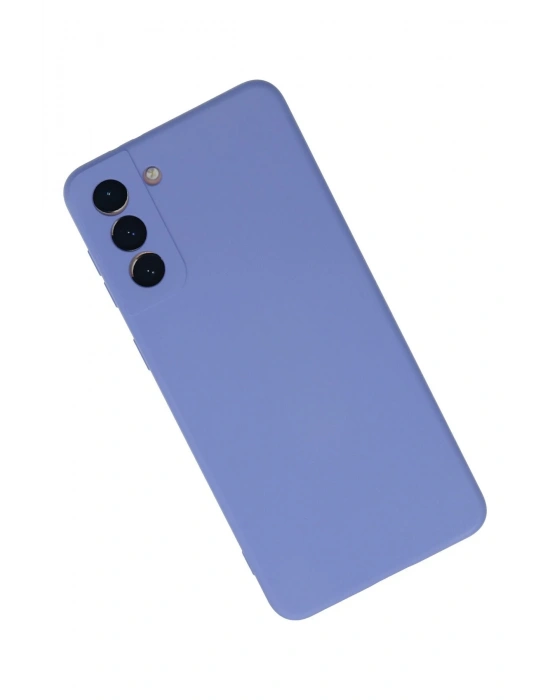 Newface Samsung Galaxy S21 Plus Kılıf Nano içi Kadife Silikon - Lila