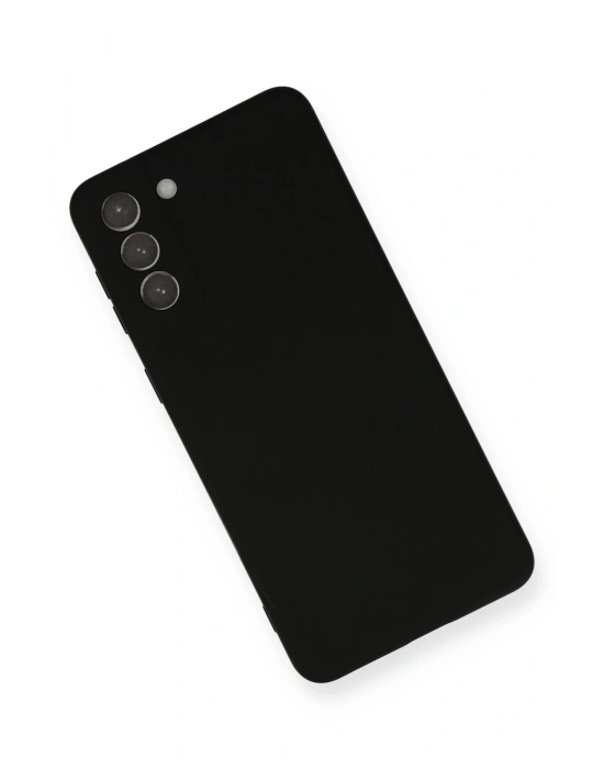 Newface Samsung Galaxy S21 Plus Kılıf Nano içi Kadife Silikon - Siyah