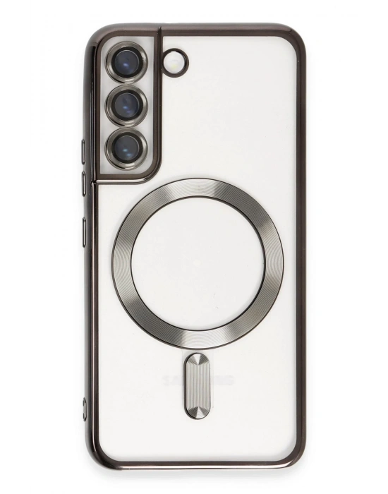 Newface Samsung Galaxy S22 Kılıf Kross Magneticsafe Kapak - Siyah