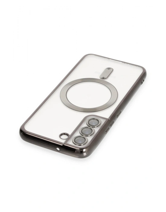 Newface Samsung Galaxy S22 Kılıf Kross Magneticsafe Kapak - Siyah