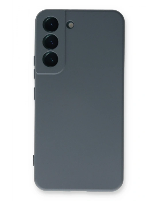 Newface Samsung Galaxy S22 Plus Kılıf Nano içi Kadife Silikon - Gri