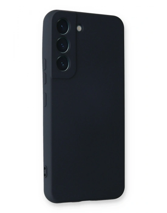 Newface Samsung Galaxy S22 Plus Kılıf Nano içi Kadife Silikon - Lacivert