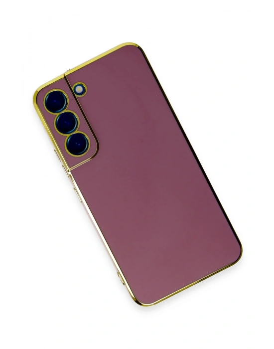 Newface Samsung Galaxy S22 Plus Kılıf Volet Silikon - Kırmızı