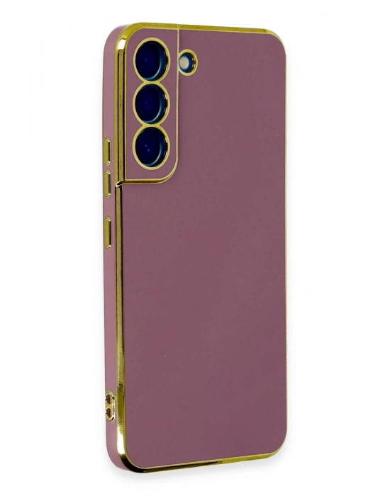 Newface Samsung Galaxy S22 Plus Kılıf Volet Silikon - Kırmızı