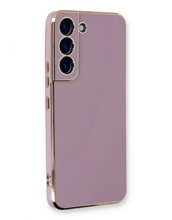 Newface Samsung Galaxy S22 Plus Kılıf Volet Silikon - Mor