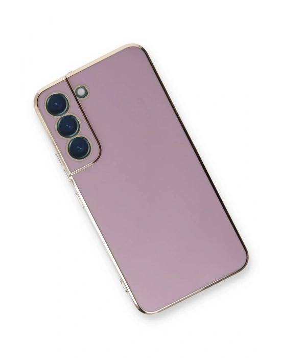 Newface Samsung Galaxy S22 Plus Kılıf Volet Silikon - Mor