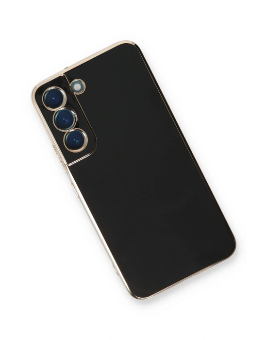 Newface Samsung Galaxy S22 Plus Kılıf Volet Silikon - Siyah