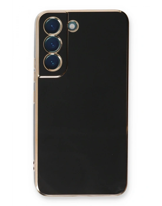 Newface Samsung Galaxy S22 Plus Kılıf Volet Silikon - Siyah