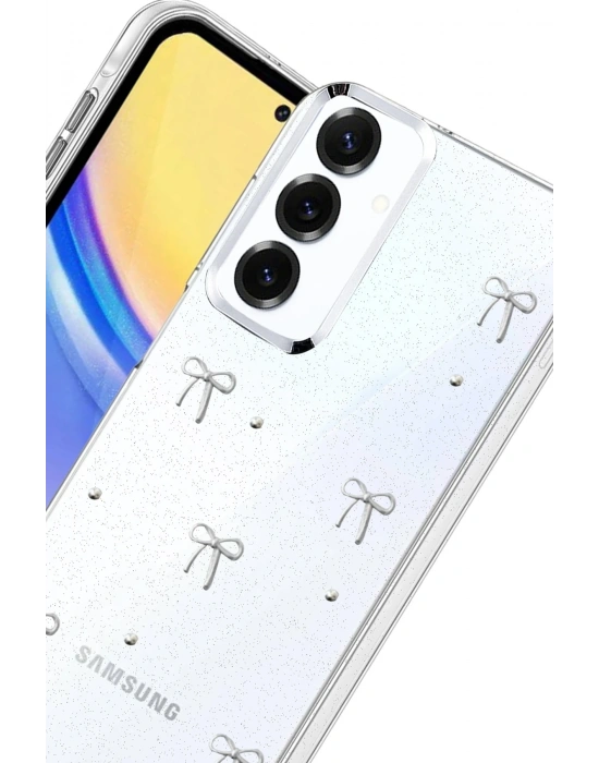 Newface Samsung Galaxy S23 FE Fiyonk Desenli Kapak - Desen 5