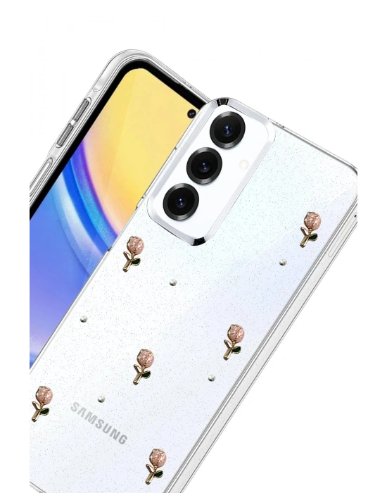 Newface Samsung Galaxy S23 FE Fiyonk Desenli Kapak - Desen 6