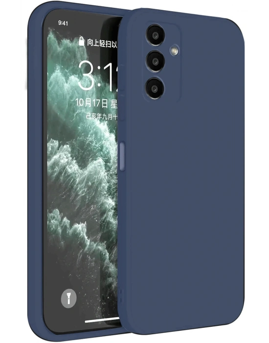 Newface Samsung Galaxy S23 FE Kılıf First Silikon - Lacivert