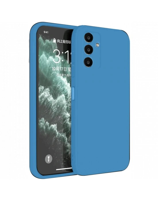 Newface Samsung Galaxy S23 FE Kılıf First Silikon - Mavi