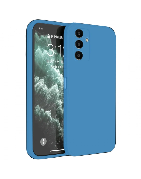 Newface Samsung Galaxy S23 FE Kılıf First Silikon - Mavi