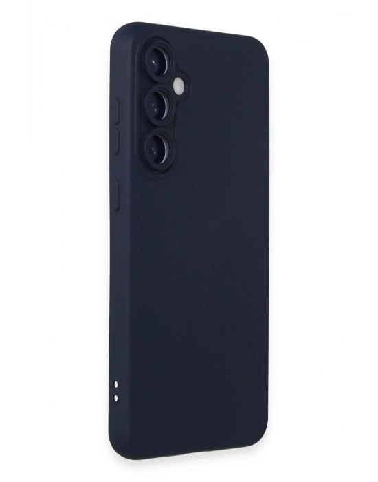 Newface Samsung Galaxy S23 FE Kılıf Nano içi Kadife Silikon - Lacivert