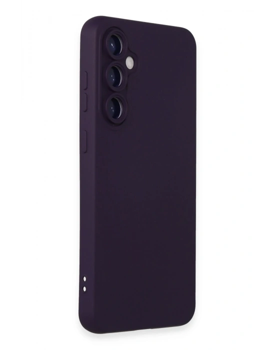 Newface Samsung Galaxy S23 FE Kılıf Nano içi Kadife Silikon - Mor