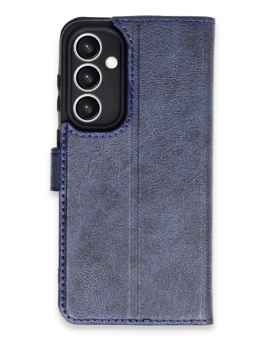 Newface Samsung Galaxy S23 FE Kılıf Trend S Plus Kapaklı Kılıf - Lacivert