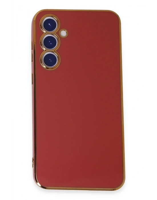 Newface Samsung Galaxy S23 FE Kılıf Volet Silikon - Kırmızı