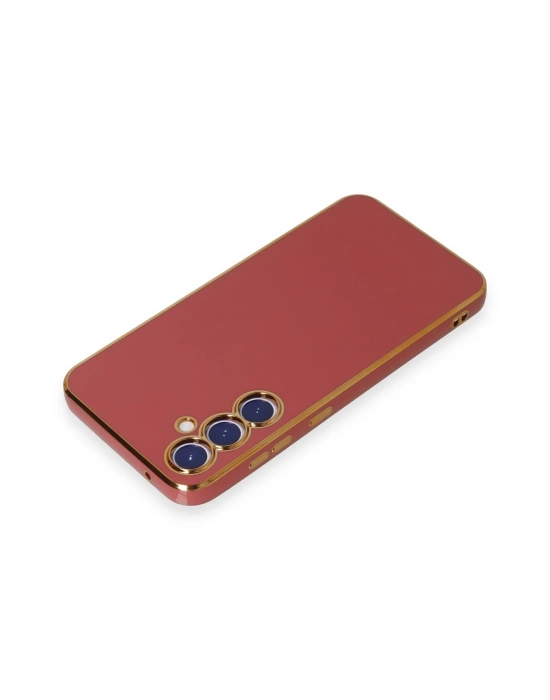 Newface Samsung Galaxy S23 FE Kılıf Volet Silikon - Kırmızı