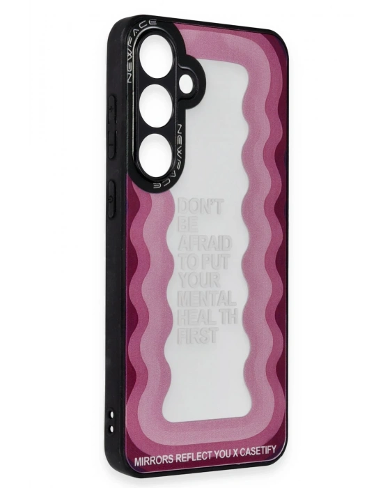 Newface Samsung Galaxy S23 Kılıf Mirror Desenli Kapak - Mirror - 11