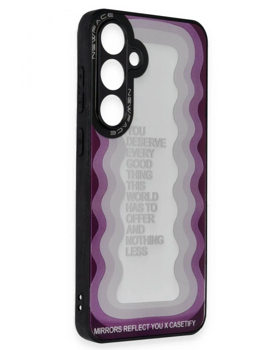 Newface Samsung Galaxy S23 Kılıf Mirror Desenli Kapak - Mirror - 5