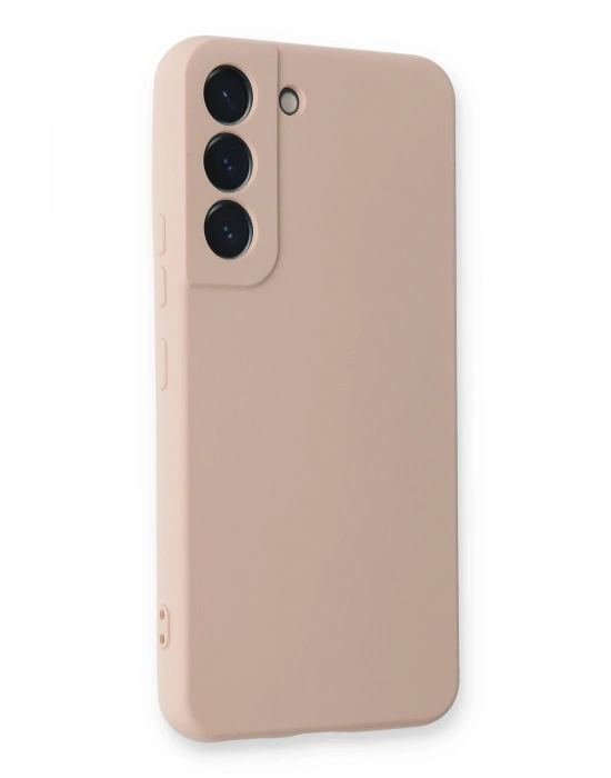 Newface Samsung Galaxy S23 Kılıf Nano içi Kadife Silikon - Pudra