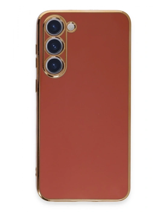 Newface Samsung Galaxy S23 Kılıf Volet Silikon - Kırmızı