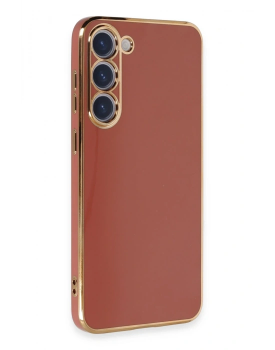 Newface Samsung Galaxy S23 Kılıf Volet Silikon - Kırmızı