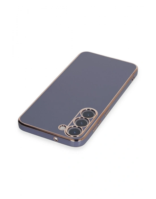 Newface Samsung Galaxy S23 Kılıf Volet Silikon - Mavi