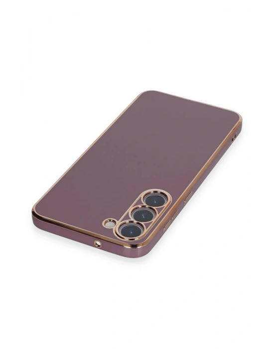 Newface Samsung Galaxy S23 Kılıf Volet Silikon - Mor