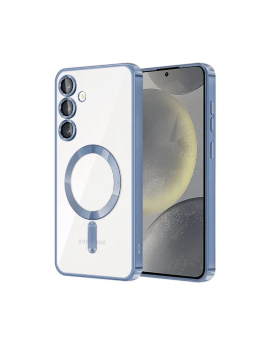 Newface Samsung Galaxy S23 Plus Kılıf Kross Magneticsafe Kapak - Sierra Blue