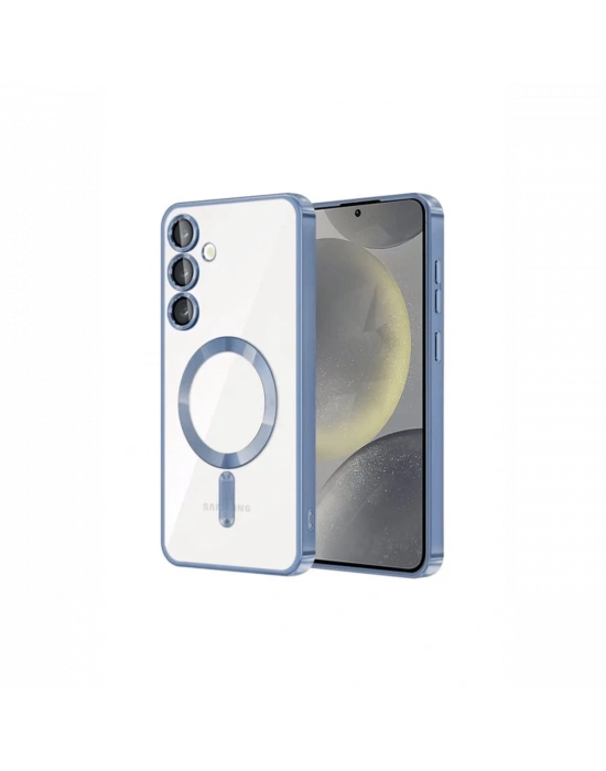 Newface Samsung Galaxy S23 Plus Kılıf Kross Magneticsafe Kapak - Sierra Blue