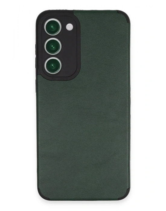 Newface Samsung Galaxy S23 Plus Kılıf Loop Deri Silikon - Yeşil