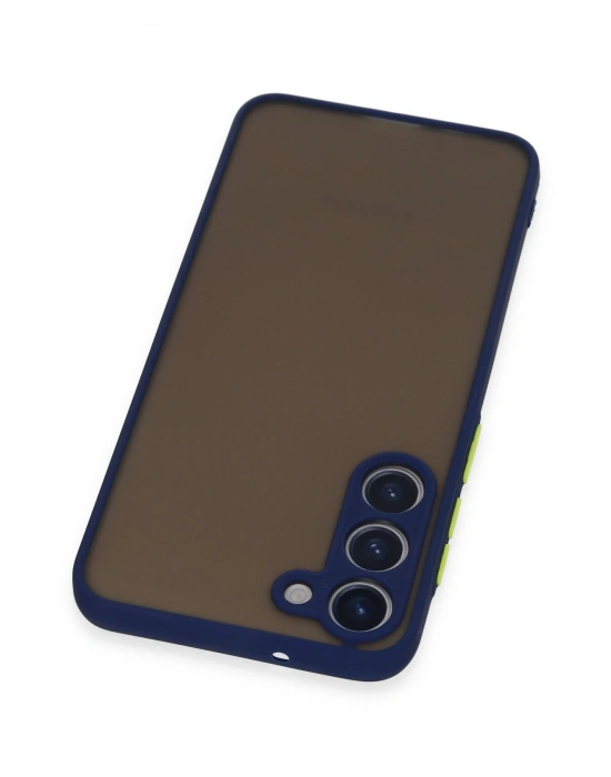 Newface Samsung Galaxy S23 Plus Kılıf Montreal Silikon Kapak - Lacivert