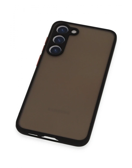 Newface Samsung Galaxy S23 Plus Kılıf Montreal Silikon Kapak - Siyah