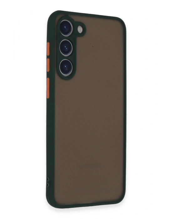 Newface Samsung Galaxy S23 Plus Kılıf Montreal Silikon Kapak - Yeşil