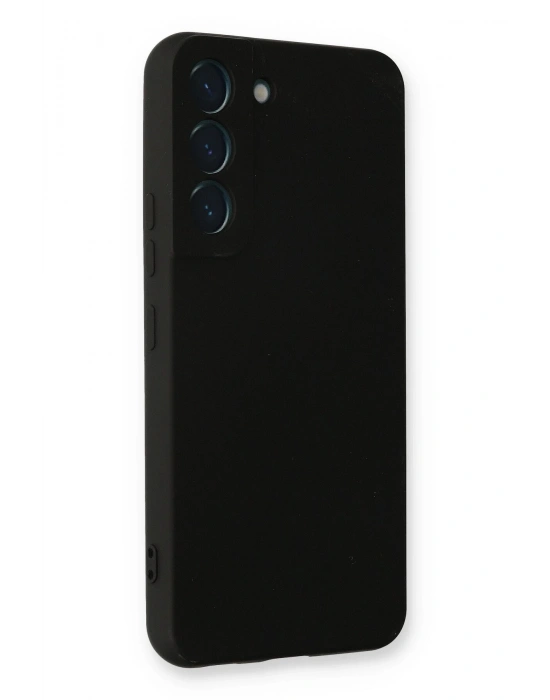 Newface Samsung Galaxy S23 Plus Kılıf Nano içi Kadife Silikon - Siyah