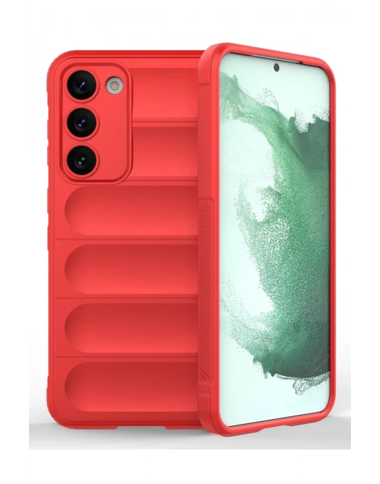 Newface Samsung Galaxy S23 Plus Kılıf Optimum Silikon - Kırmızı