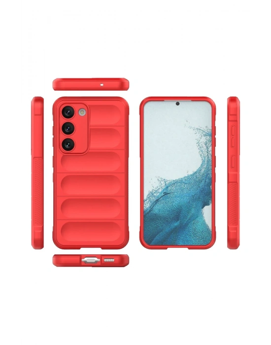 Newface Samsung Galaxy S23 Plus Kılıf Optimum Silikon - Kırmızı