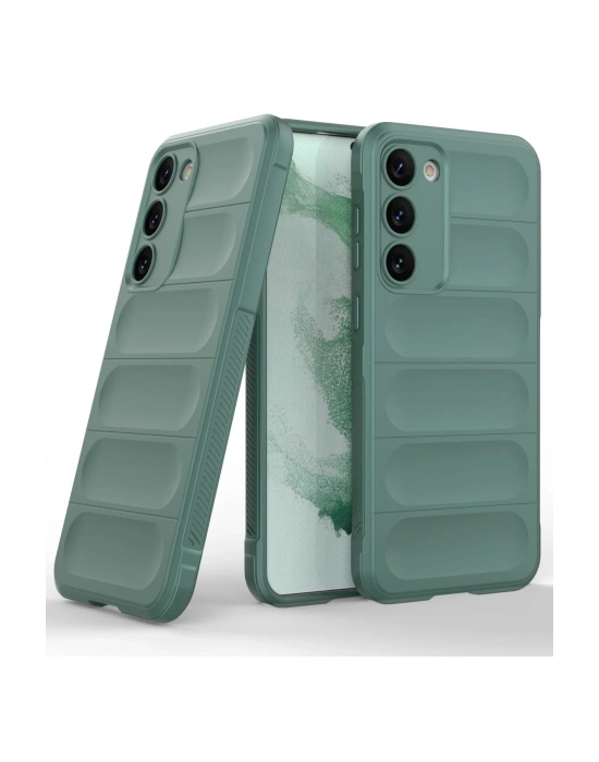 Newface Samsung Galaxy S23 Plus Kılıf Optimum Silikon - Koyu Yeşil