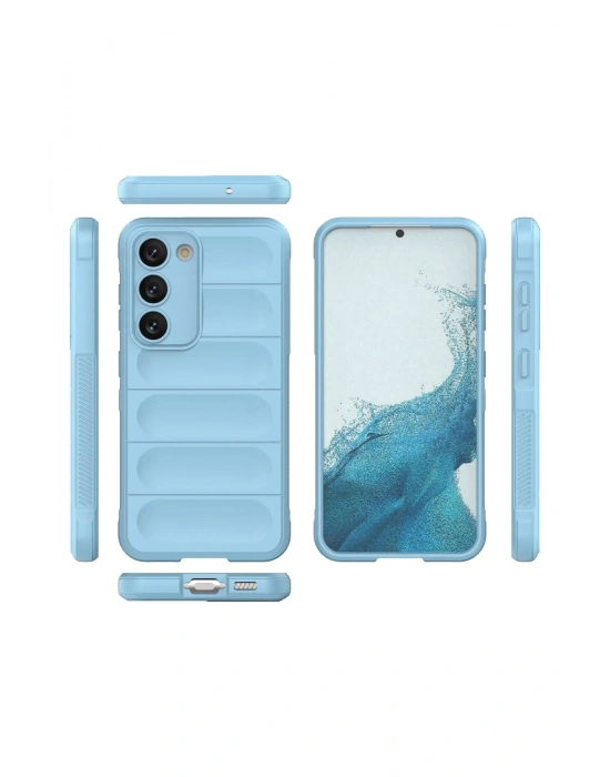 Newface Samsung Galaxy S23 Plus Kılıf Optimum Silikon - Sky Blue