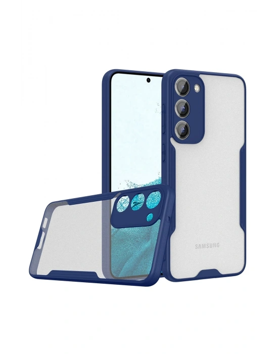 Newface Samsung Galaxy S23 Plus Kılıf Platin Silikon - Lacivert