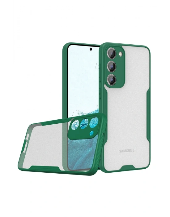 Newface Samsung Galaxy S23 Plus Kılıf Platin Silikon - Yeşil