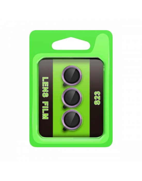 Newface Samsung Galaxy S23 Raze Metal Kamera Lens - Mor