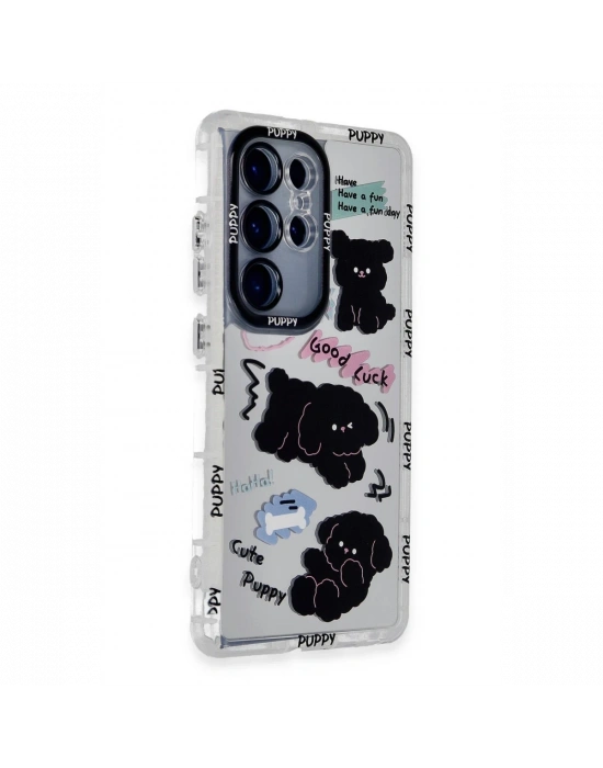 Newface Samsung Galaxy S23 Ultra Kılıf Reflexion Desenli Kapak - Desen 5